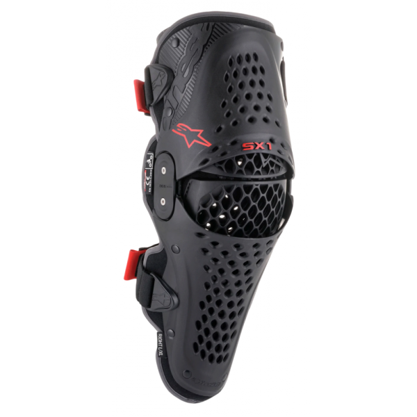 Мотонаколінники Alpinestars SX-1 V2 Black/Red