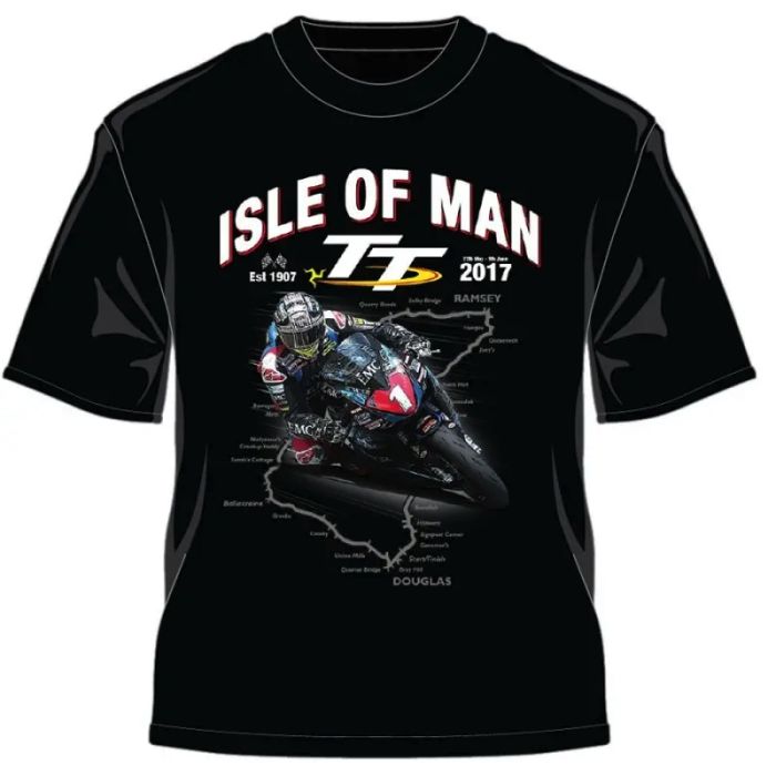 Футболка IOMTT 2017 Bike 1 T-Shirt Black