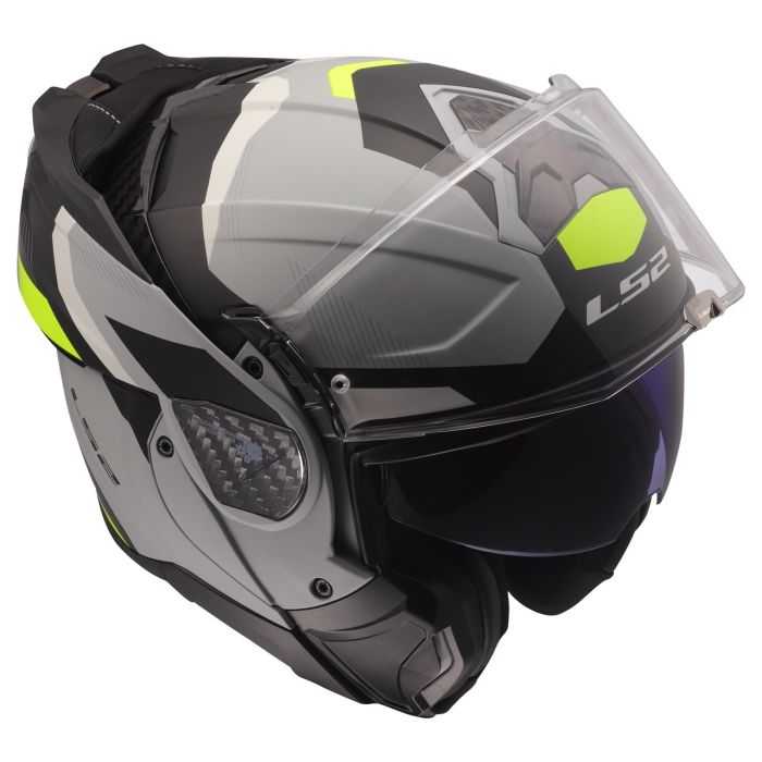 Мотошолом LS2 FF910 Advant 2 Triple Light Grey Hi-Viz Yellow