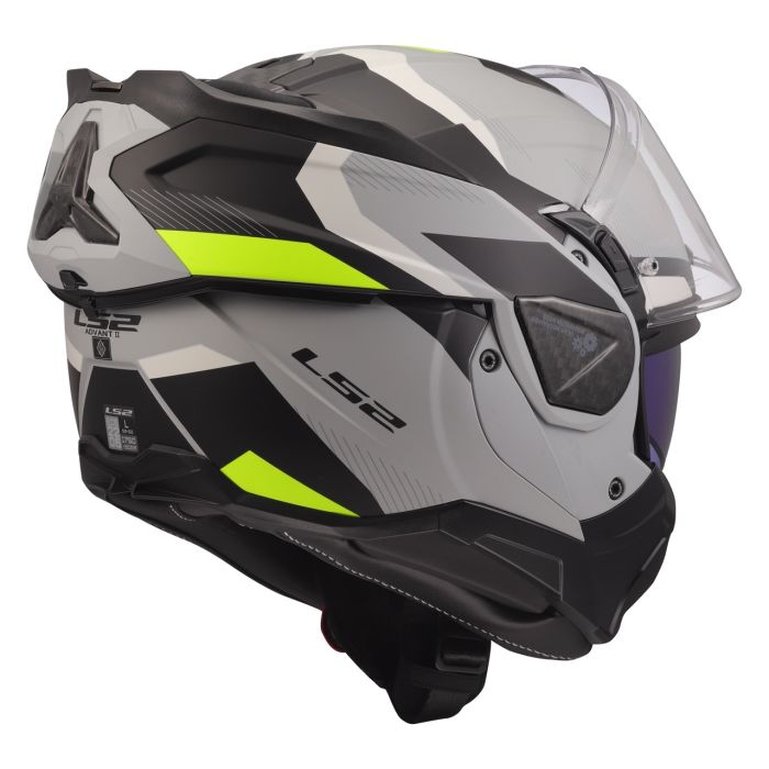 Мотошолом LS2 FF910 Advant 2 Triple Light Grey Hi-Viz Yellow