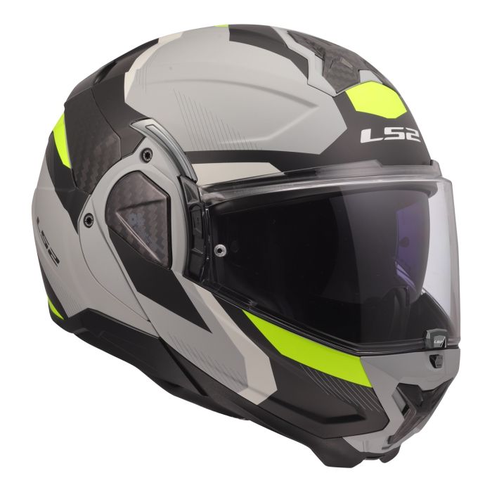 Мотошолом LS2 FF910 Advant 2 Triple Light Grey Hi-Viz Yellow