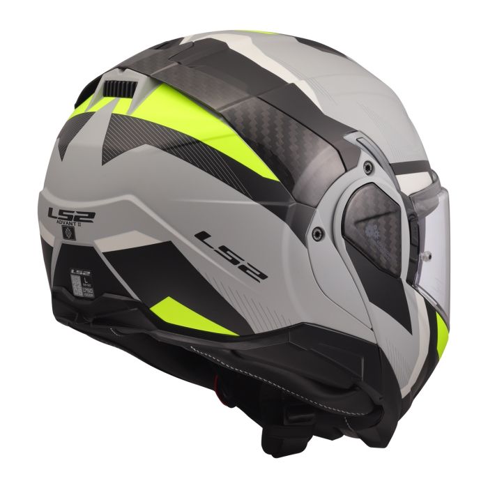 Мотошолом LS2 FF910 Advant 2 Triple Light Grey Hi-Viz Yellow