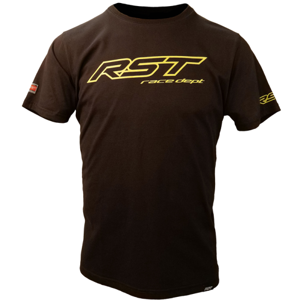 Футболка RST Race Dept Logo Mens T-Shirt Black / Flo Yellow