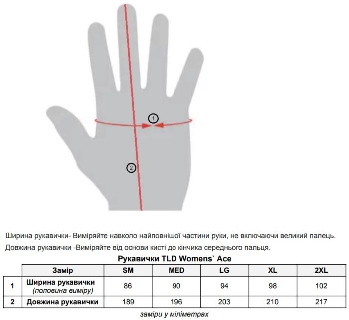 Жіночі вело Рукавички TLD WMN Ace 2.0 glove [GINGER]