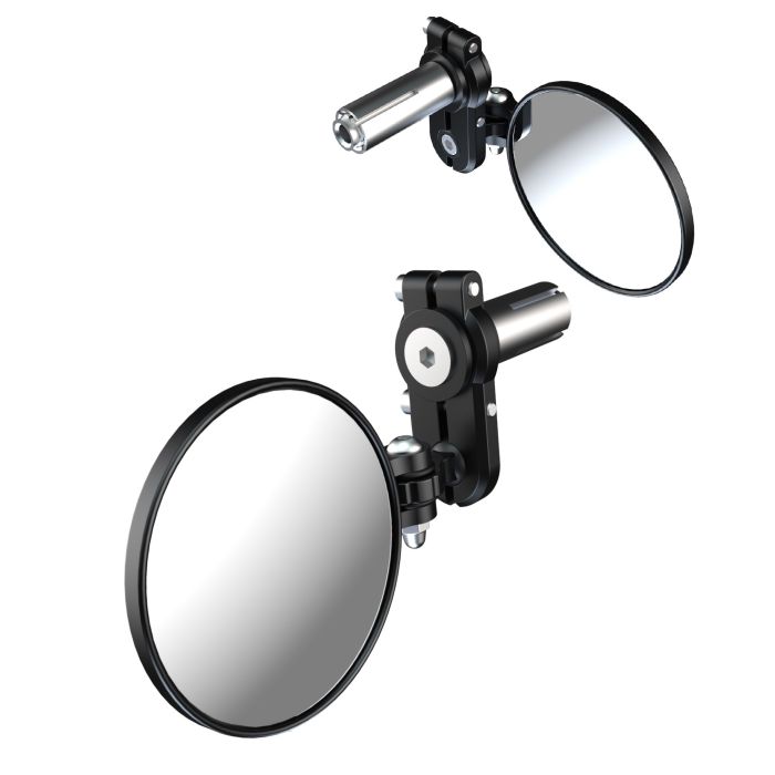 Мото дзеркала Oxford Fold-Away Bar End Mirrors - Black Set