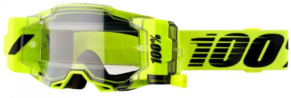 Окуляри 100% ARMEGA FORECAST Goggle Nuclear Citrus - Clear Lens