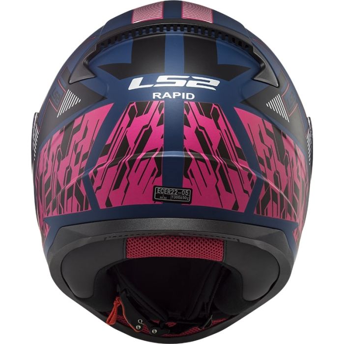 Мотошолом LS2 FF353 Rapid Xtreet Matt Blue Purple