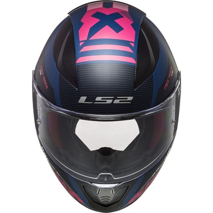 Мотошолом LS2 FF353 Rapid Xtreet Matt Blue Purple
