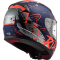 Мотошолом LS2 FF353 Rapid Naughty Matt Blue Fluo Orange