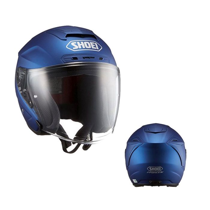 Мотошолом Shoei J-CRUISE3 Matt Blue Metallic