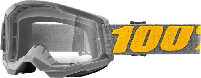 Мото окуляри 100% STRATA 2 Goggle Izipizi - Clear Lens