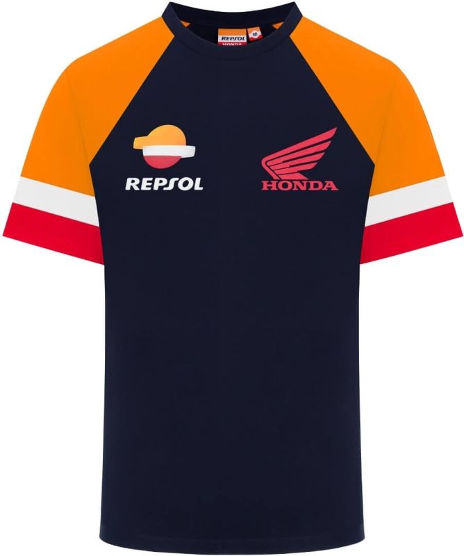 Футболка Repsol Racing Coloured Sleeves T-Shirt Blue