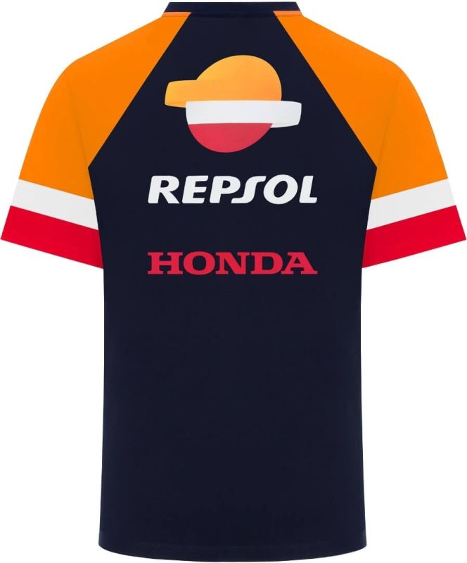 Футболка Repsol Racing Coloured Sleeves T-Shirt Blue