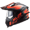 Мотошолом LS2 MX701 Explorer Alter Matt Black Fluo Orange