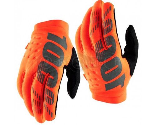 Зимові перчатки RIDE 100% BRISKER Cold Weather Fluo Orange