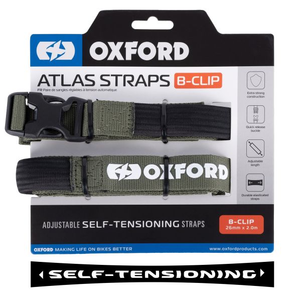 Ремені Oxford Atlas B-Clip 26mm x 2.0M Lichen (Pair)