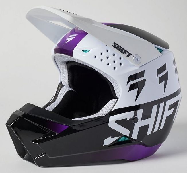 Мотошолом Shift White Label Uv Helmet White