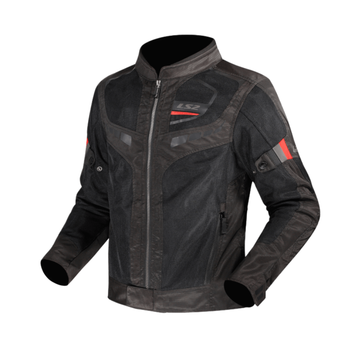 Куртка LS2 Garda Air Man Jacket Black Red