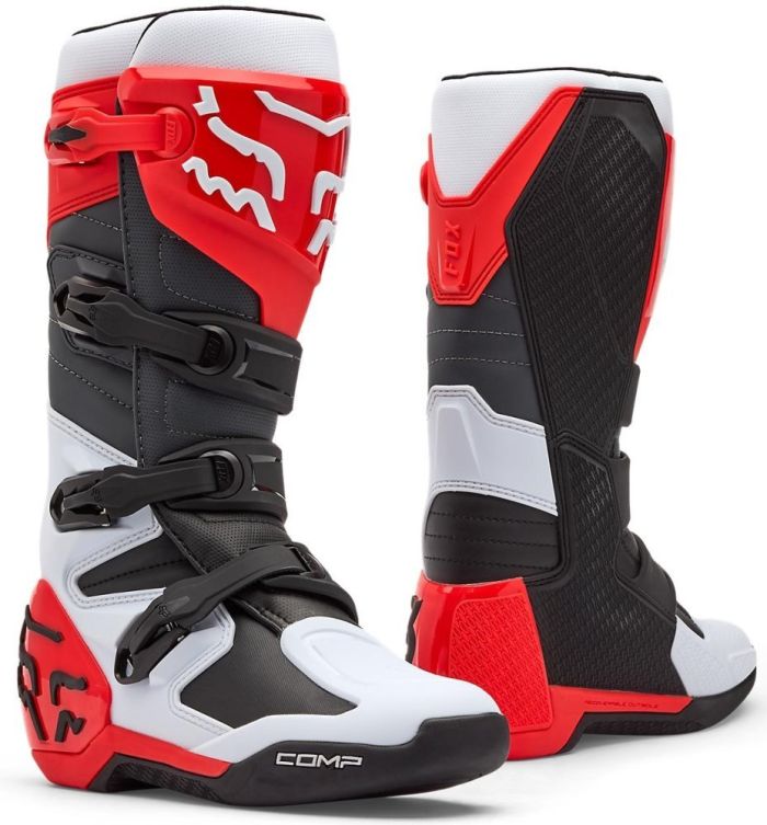 Мотоботи Fox Comp Boot Fluo Red