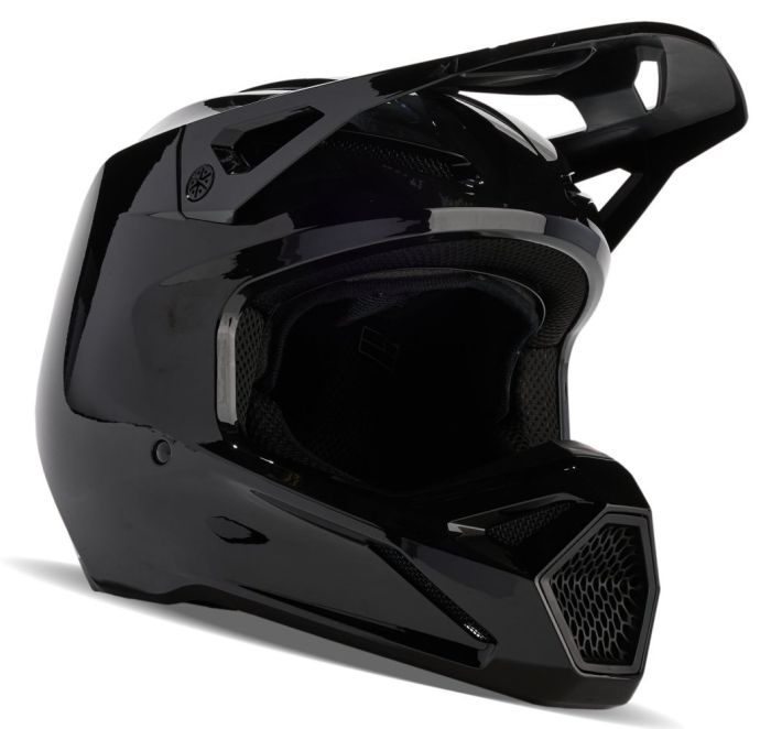 Мотошолом Fox V1 Solid Helmet Black