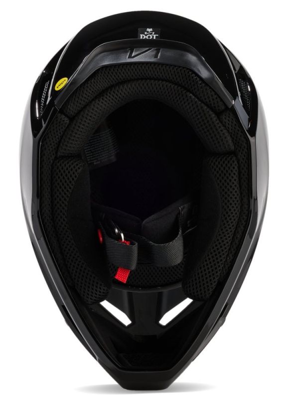 Мотошолом Fox V1 Solid Helmet Black