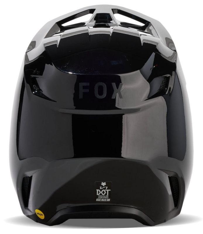Мотошолом Fox V1 Solid Helmet Black