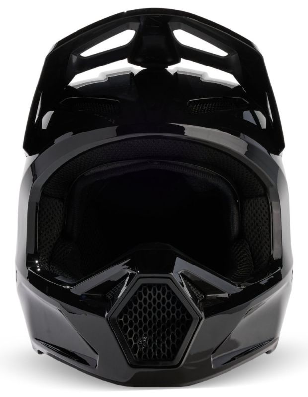Мотошолом Fox V1 Solid Helmet Black