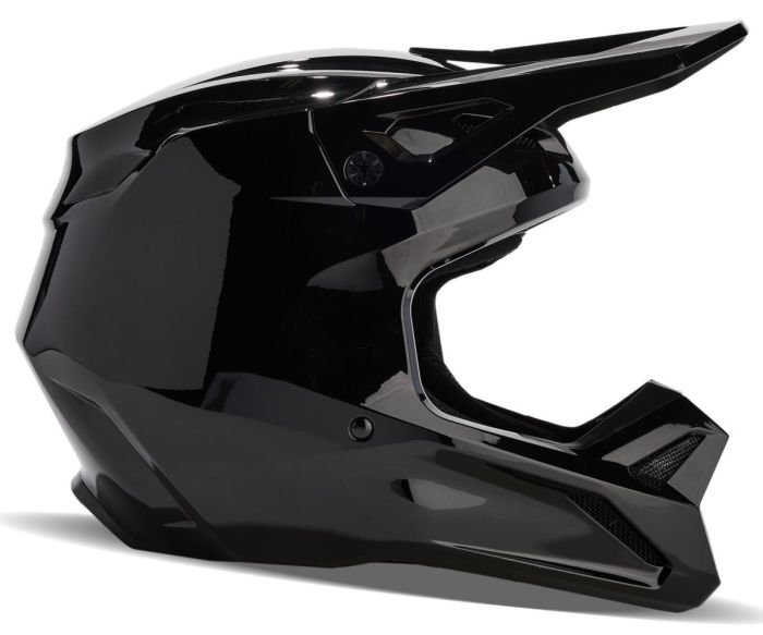 Мотошолом Fox V1 Solid Helmet Black