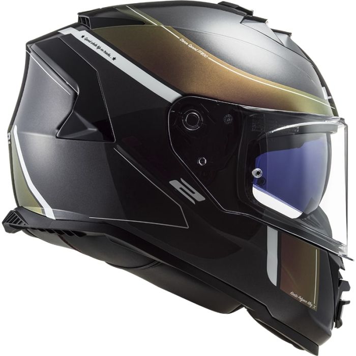 Мотошолом LS2 FF800 Storm Velvet Black Rainbow
