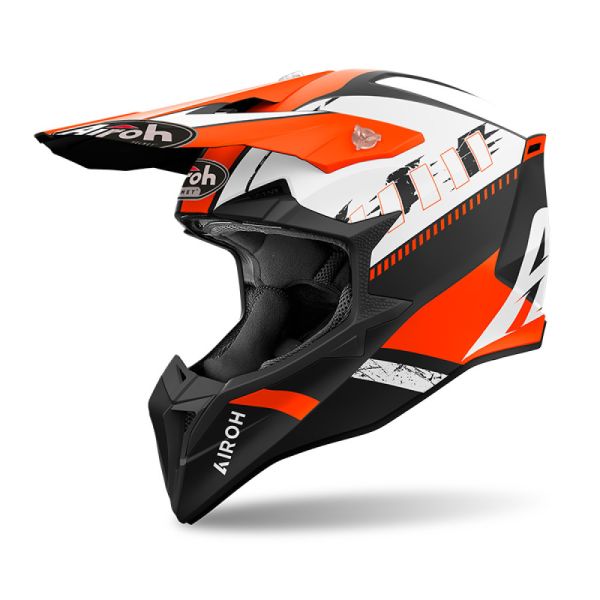 Шолом AIROH WRAAAP FEEL orange matt