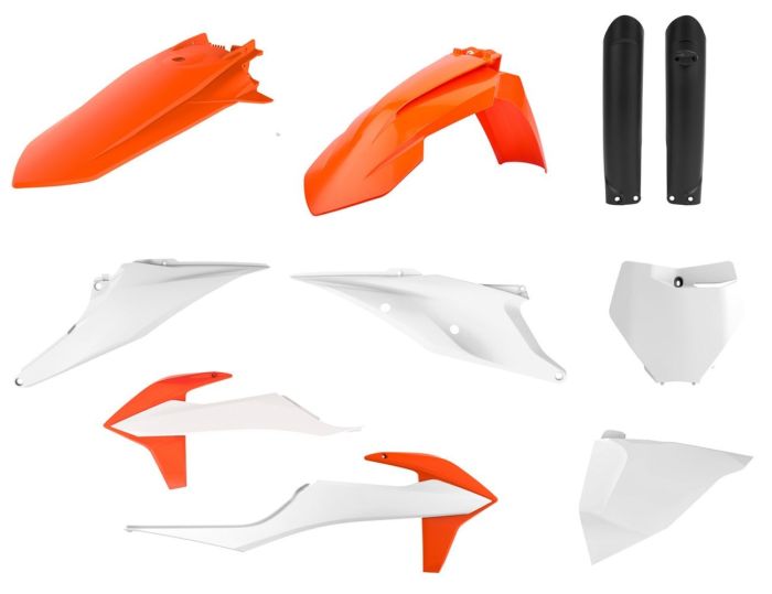 Пластик Polisport Mx Kit - Ktm (19-) Orange/white