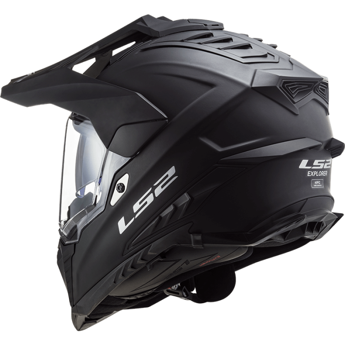 Мотошолом LS2 MX701 Explorer Solid Matt Black