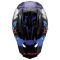 Мотошолом LS2 MX708 Fast 2 Zombie 2 Black Red Blue