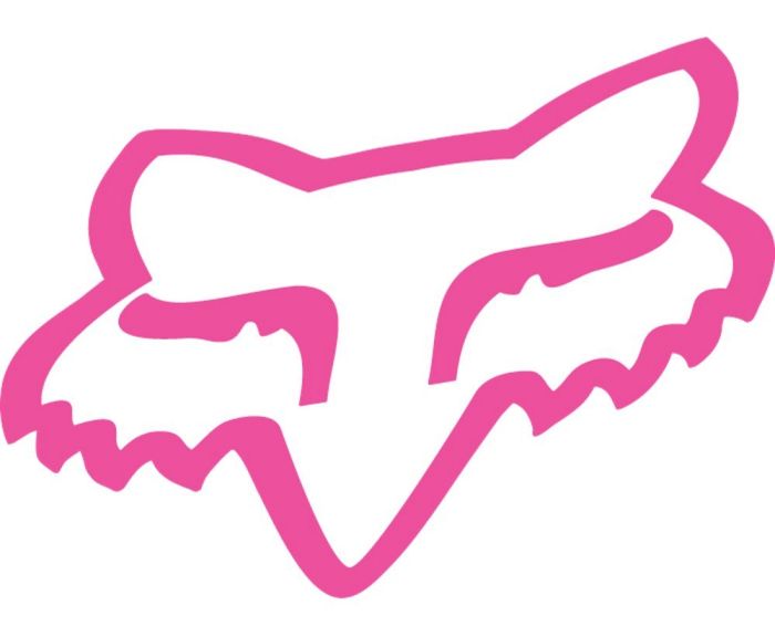 Наліпка Fox Head 4 Pink