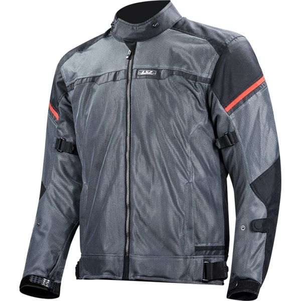 Куртка LS2 Riva Man Jacket Black Dark Grey Red