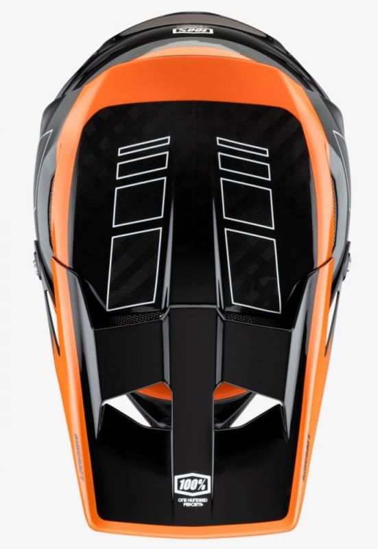 Шолом Ride 100% Aircraft Carbon Helmet Darkblast