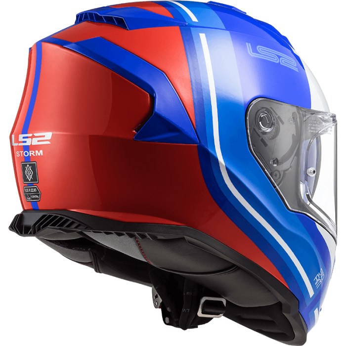Мотошолом LS2 FF800 Storm Slant Gloss Blue Red