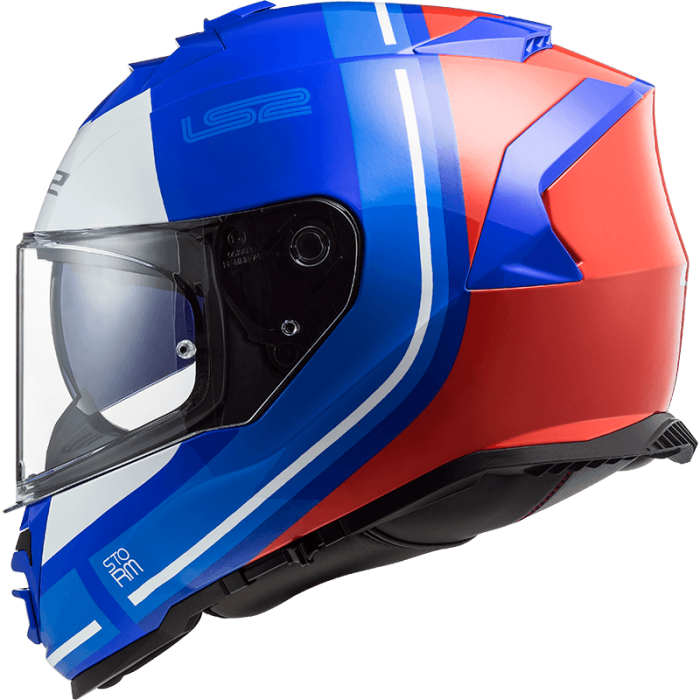 Мотошолом LS2 FF800 Storm Slant Gloss Blue Red