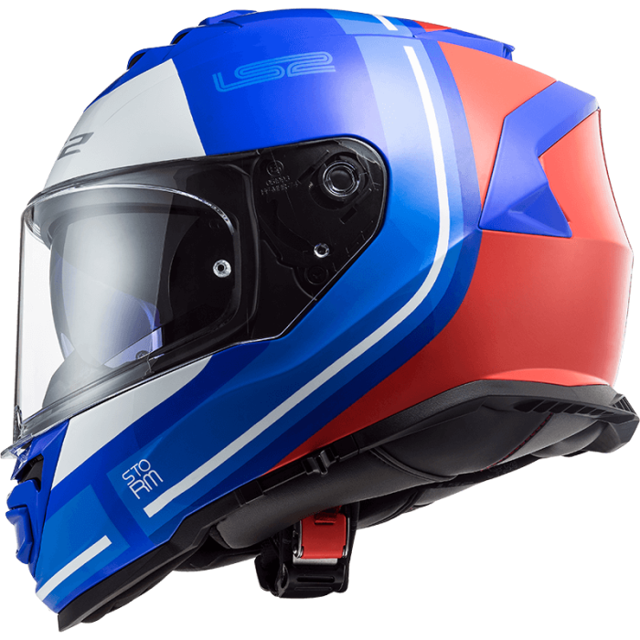 Мотошолом LS2 FF800 Storm Slant Gloss Blue Red