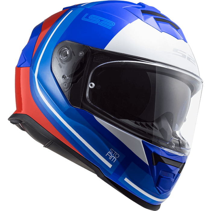 Мотошолом LS2 FF800 Storm Slant Gloss Blue Red