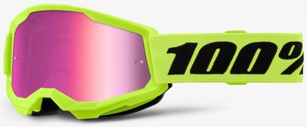 Дитячі Окуляри 100% Strata 2 Youth Goggle Neon Yellow