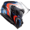 Мотошолом LS2 FF327 Challenger Galactic Blue Fluo Orange