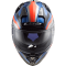 Мотошолом LS2 FF327 Challenger Galactic Blue Fluo Orange