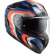 Мотошолом LS2 FF327 Challenger Galactic Blue Fluo Orange