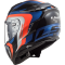 Мотошолом LS2 FF327 Challenger Galactic Blue Fluo Orange