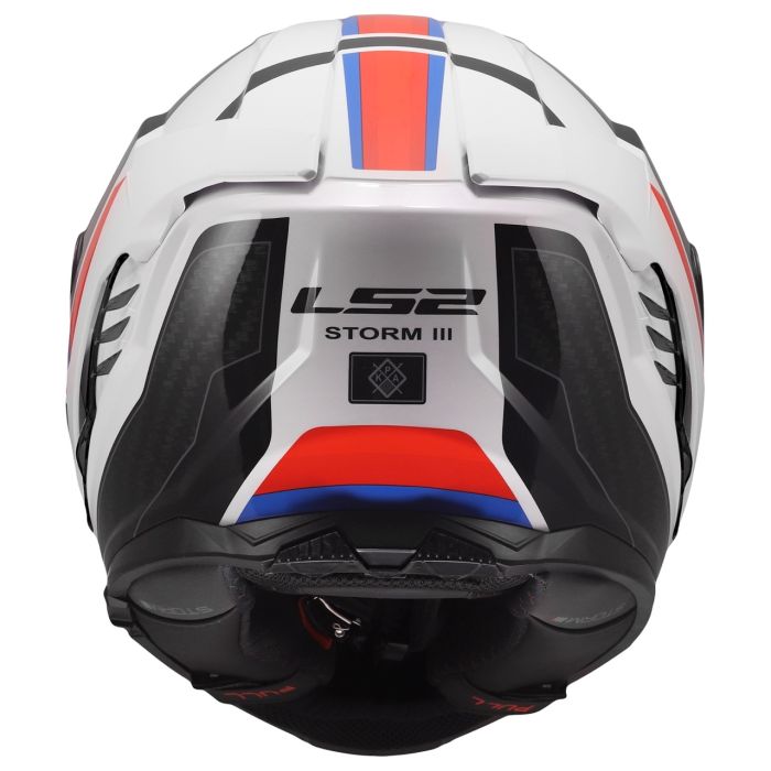 Мотошолом LS2 FF818 Storm 3 Sporty White Blue Red