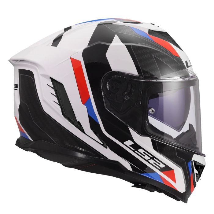 Мотошолом LS2 FF818 Storm 3 Sporty White Blue Red