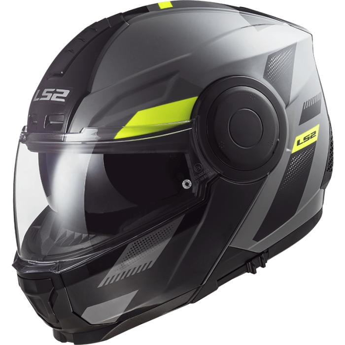 Мотошолом LS2 FF902 Scope Max Nardo Grey Hi-Vis Yellow
