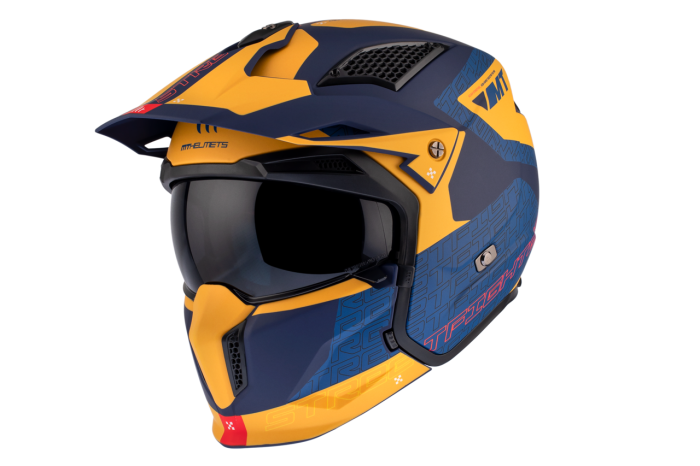 Мотошолом MT Streetfighter SV S Totem C3 Matt Yellow ECE2206