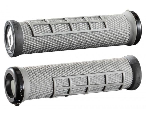 Гріпси ODI Elite Flow, V2.1 Lock On, Graphite Black w/Black Clamp